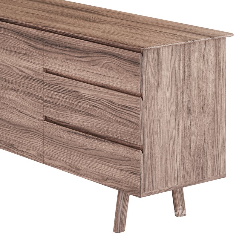 Madison 2 Door 3 Drawer Sideboard in Oak - Image 11