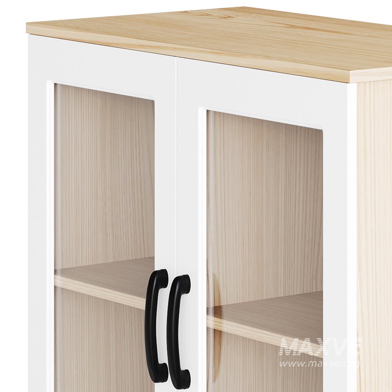 Modern Wood Buffet Cabinet - Image 9