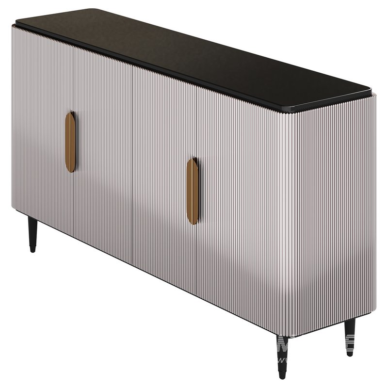 Modern Sideboard Buffet Black Kitchen - Image 8