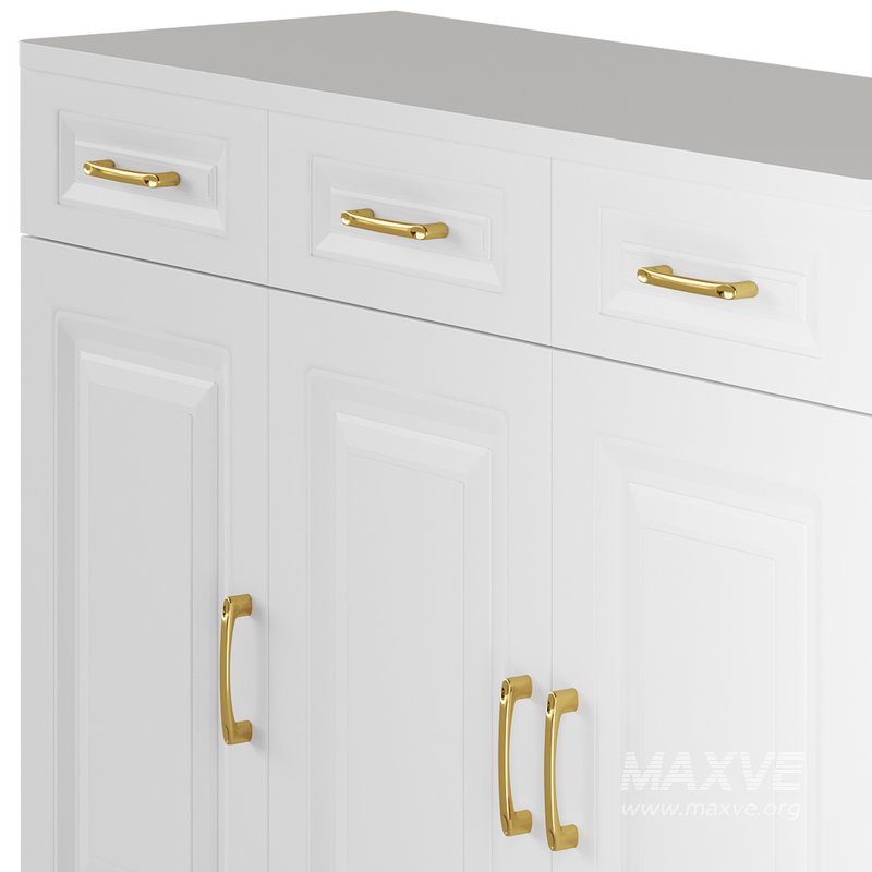 Modern Wood Sideboard Credenza 3 - Image 9