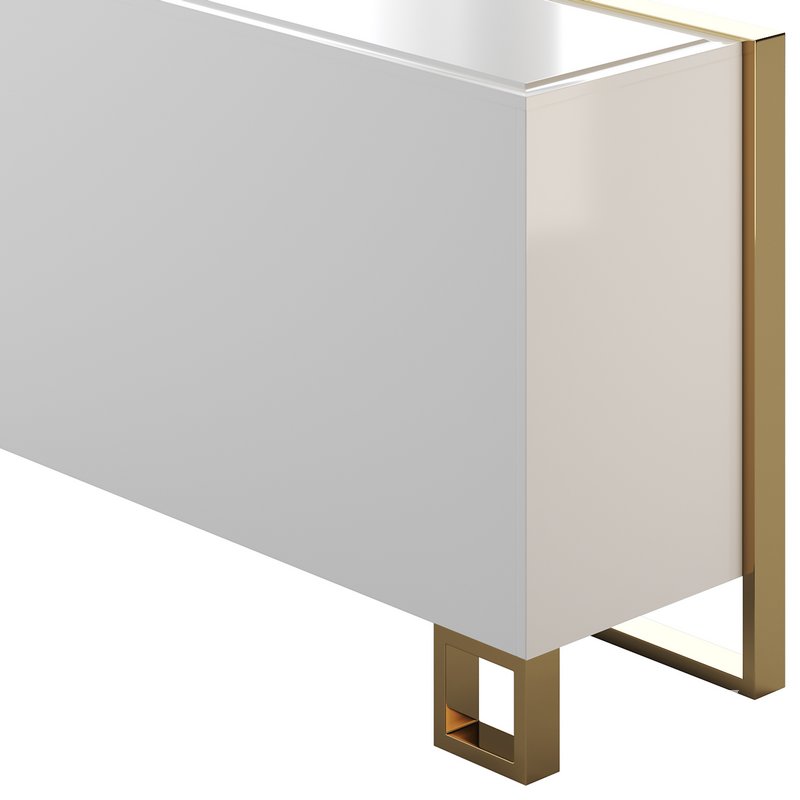 Glossy White Buffet - Image 8