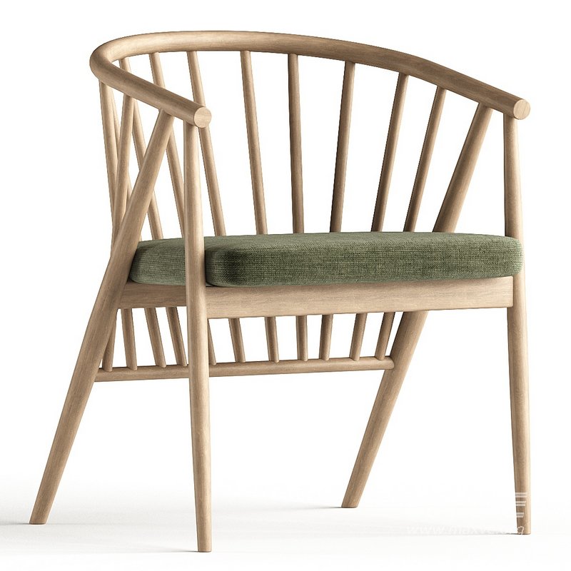 Jenny by Morelato Easy Chair in Hand Turned Ashwood - Image 5