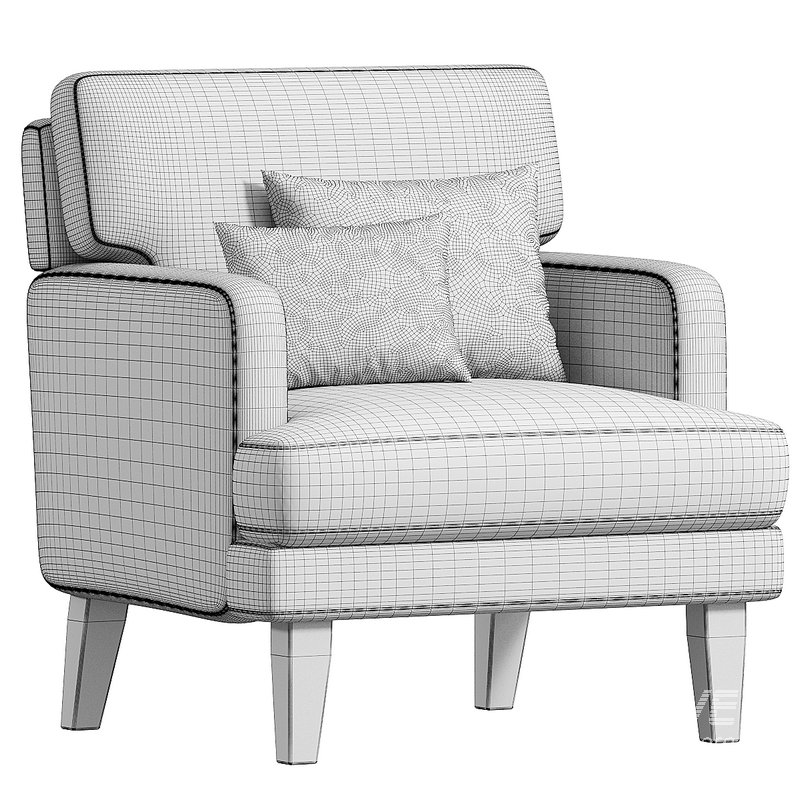 Hovik Upholstered Armchair - Image 4