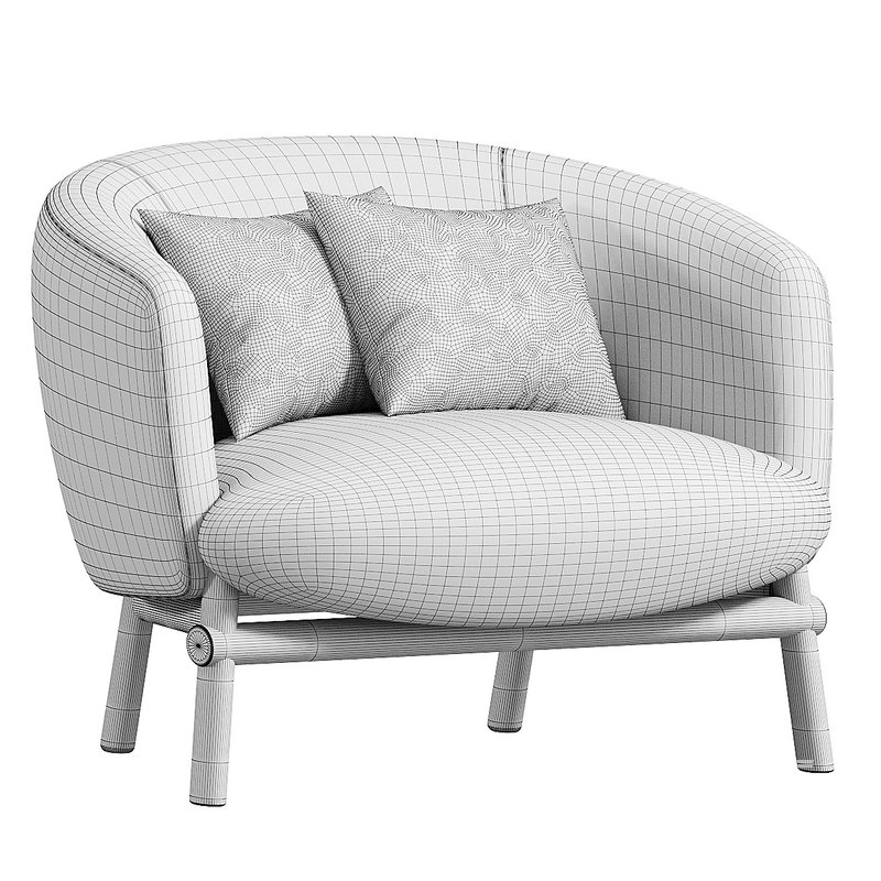 LIVRE Armchair By Gallotti Radice - Image 3