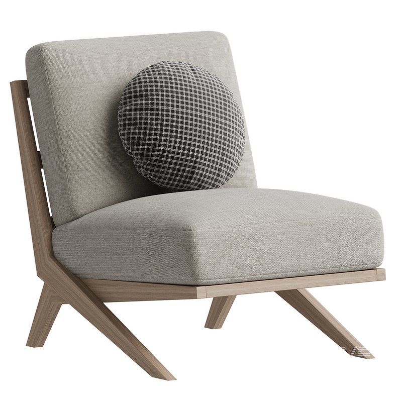 PALM SPRINGS Fabric Armchair - Image 1