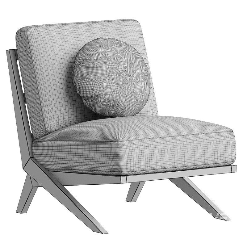 PALM SPRINGS Fabric Armchair - Image 3