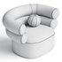 Loopo TUBE BEIGE BOUCLE ARMCHAIR - Thumbnail 2