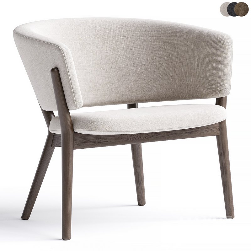 Roundish Arm Chair By Maruni - Image 1