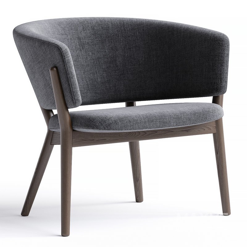 Roundish Arm Chair By Maruni - Image 2