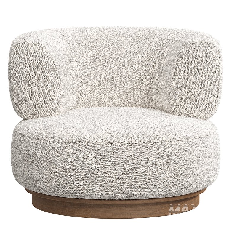 Roma Occasional Chair in Boucle - Image 3