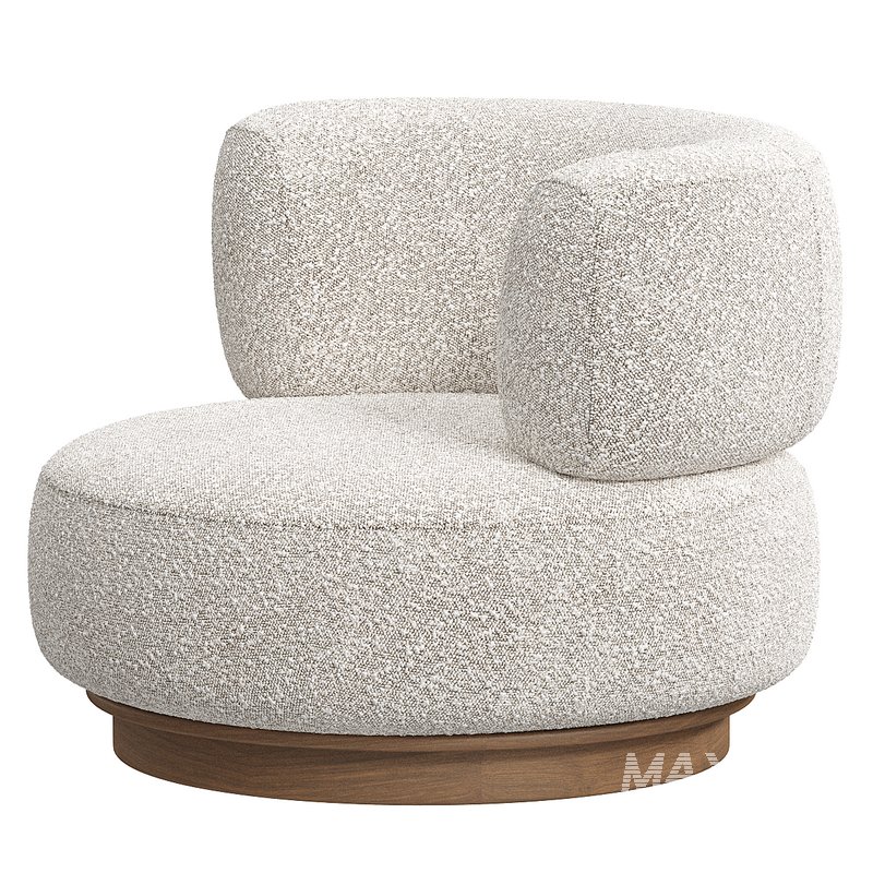Roma Occasional Chair in Boucle - Image 4