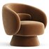 Saboor Modern Style Swivel Accent Chair & Barrel Chair - Thumbnail 3