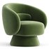 Saboor Modern Style Swivel Accent Chair & Barrel Chair - Thumbnail 1