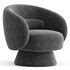 Saboor Modern Style Swivel Accent Chair & Barrel Chair - Thumbnail 2