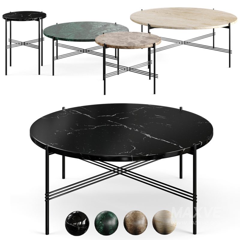 TS round coffee table by Gubi - Image 1