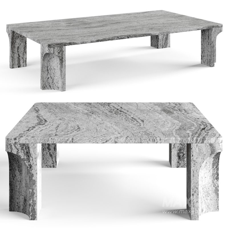 Doric marble coffee table by Gubi - Image 1