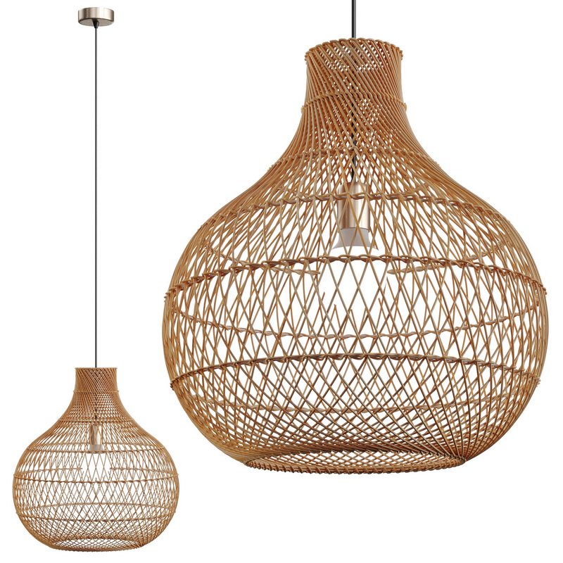 Broome rattan pendant light oceanluxe - Image 1