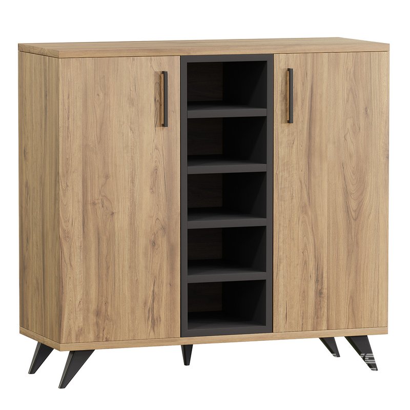 Leander bookcase with cupboards - Image 2