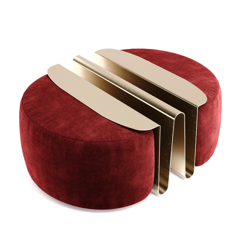 Natuzzi Pouf Wave - Image 1