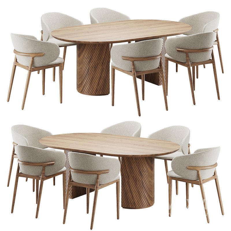 Dinning chair and table93 - Image 1