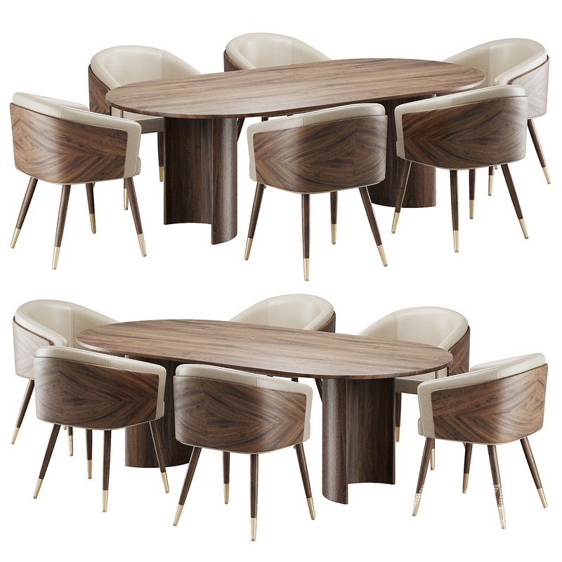 Dinning chair and table90 - Image 1