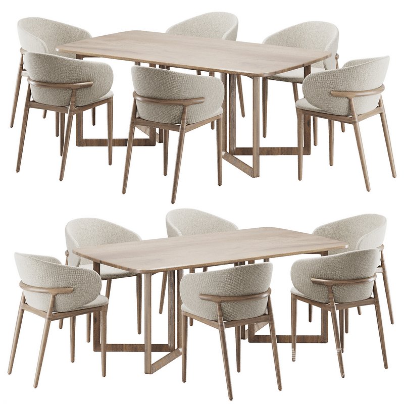 Dinning chair and table94 - Image 1