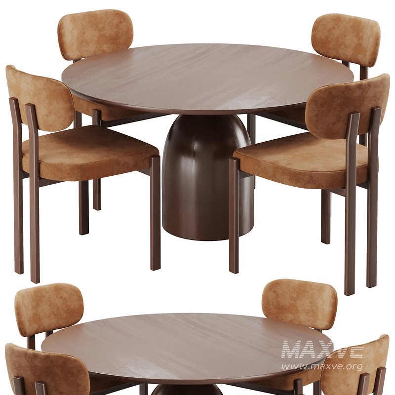 Dinning chair and table106 - Image 1