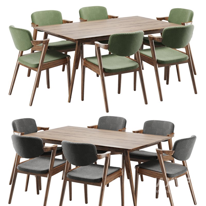 Dinning chair and table98 - Image 1