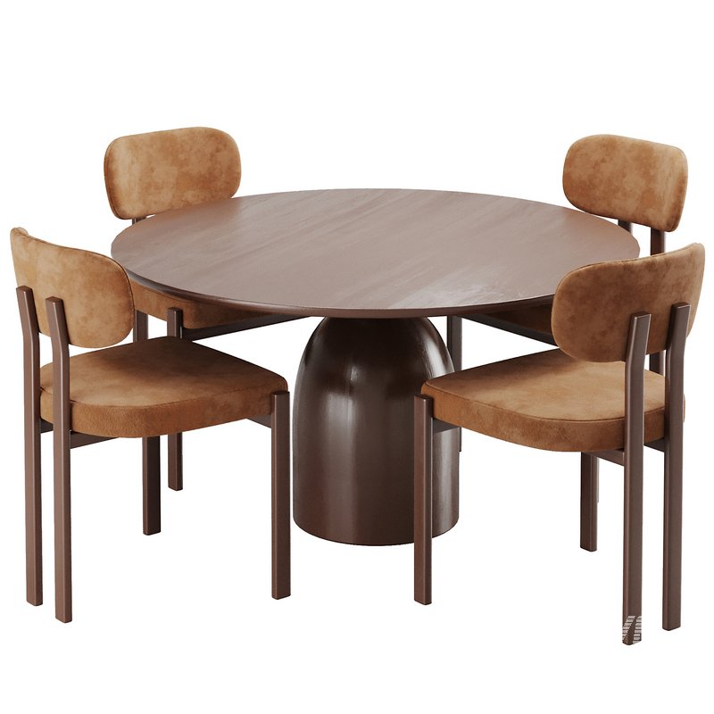 Dinning chair and table106 - Image 3