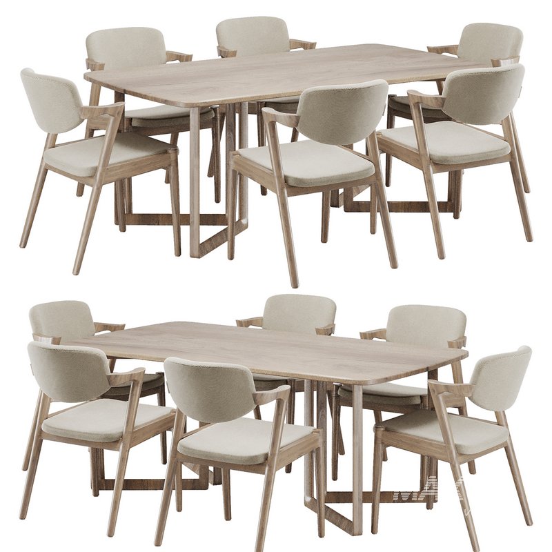 Dinning chair and table99 - Image 2