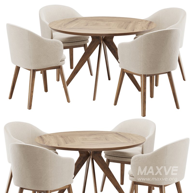 Dinning chair and table96 - Image 1