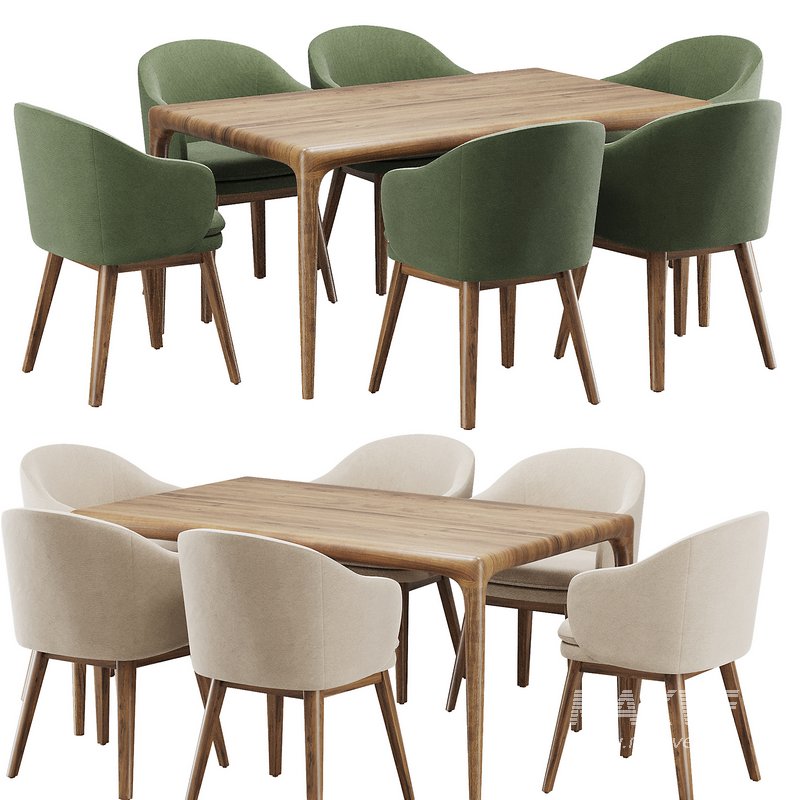 Dinning chair and table100 - Image 1