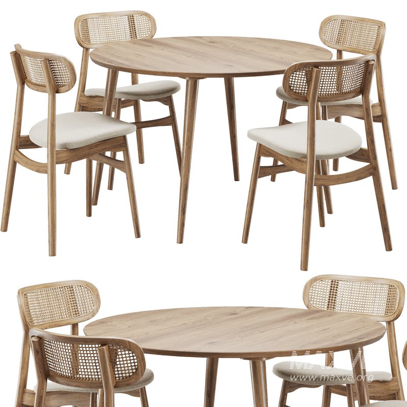Dinning chair and table102 - Image 1