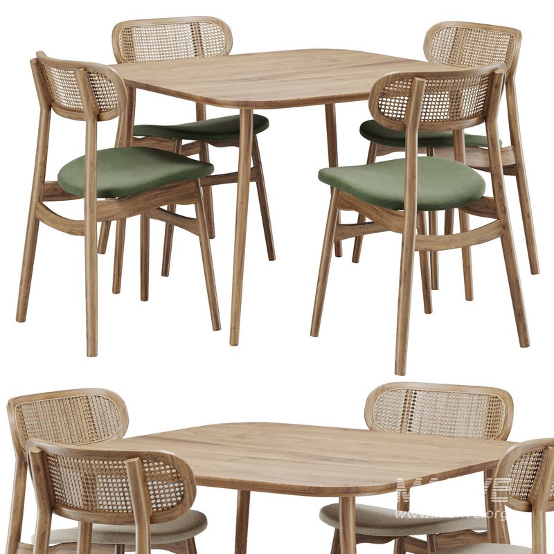 Dinning chair and table104 - Image 1
