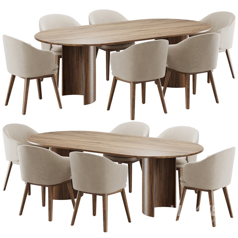 Dinning chair and table97 - Image 1