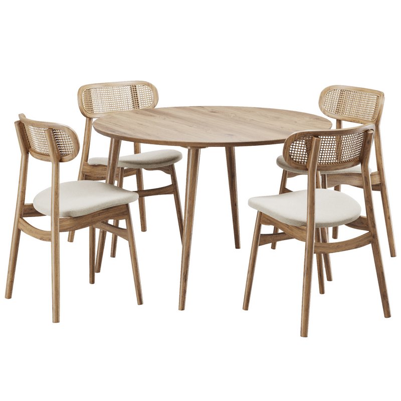 Dinning chair and table102 - Image 2
