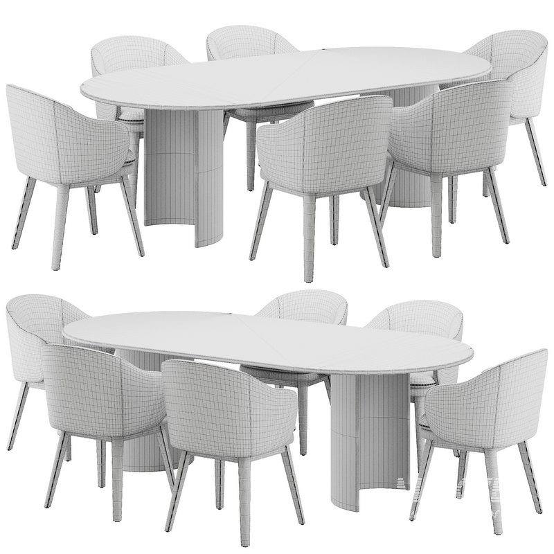 Dinning chair and table97 - Image 5