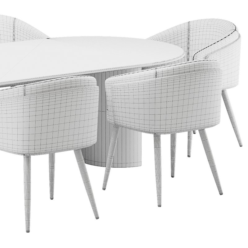 Dinning chair and table90 - Image 5