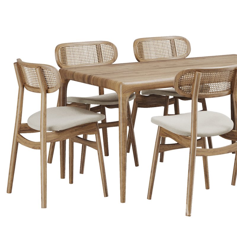 Dinning chair and table105 - Image 3