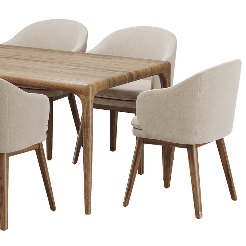 Dinning chair and table100 - Image 4