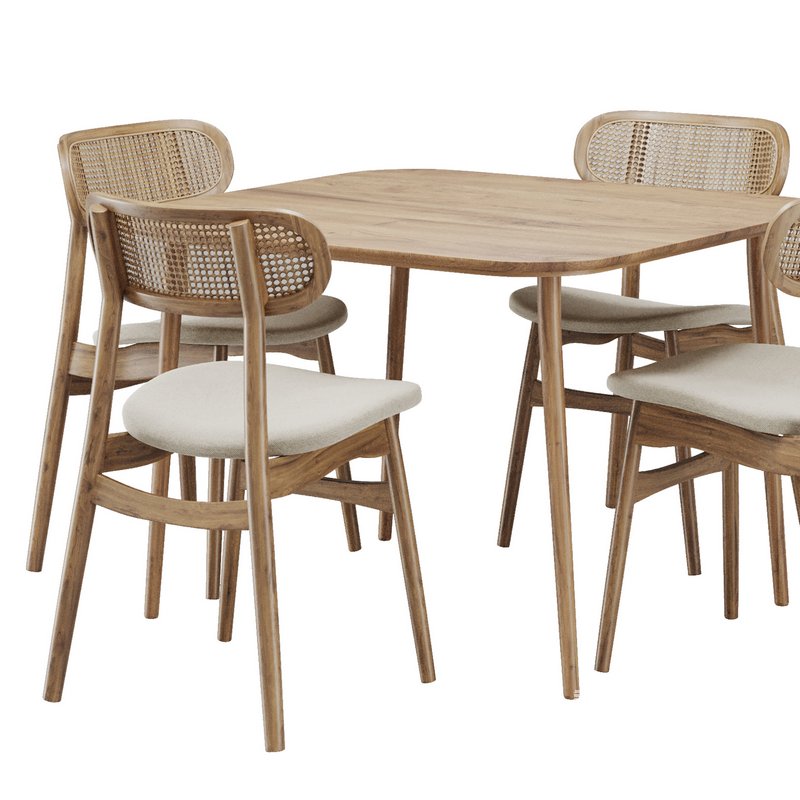 Dinning chair and table104 - Image 4