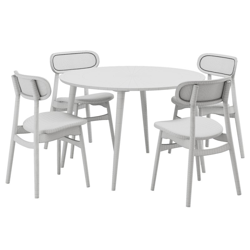 Dinning chair and table102 - Image 5
