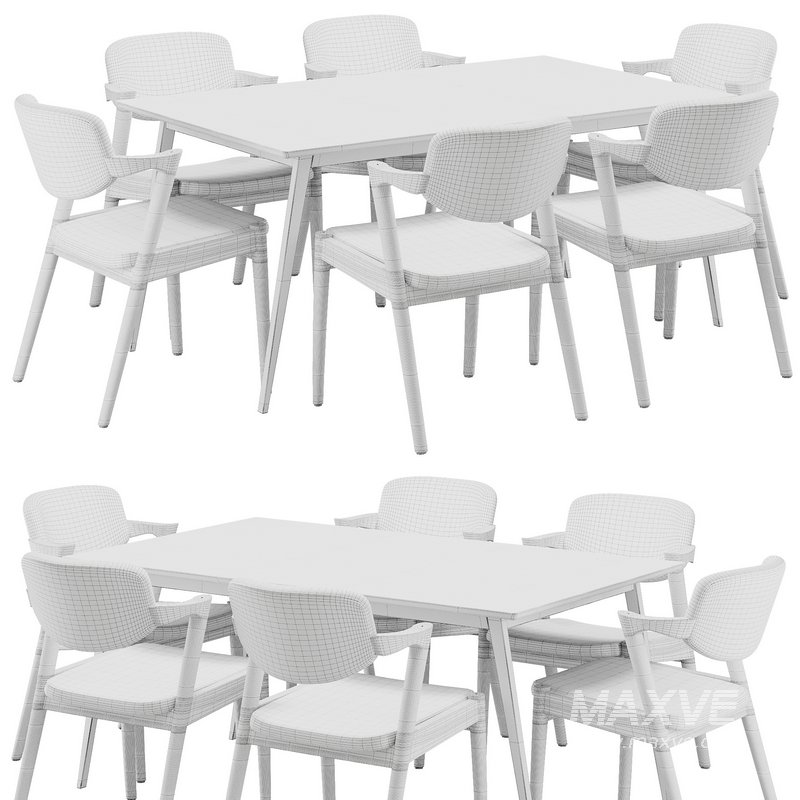 Dinning chair and table98 - Image 8