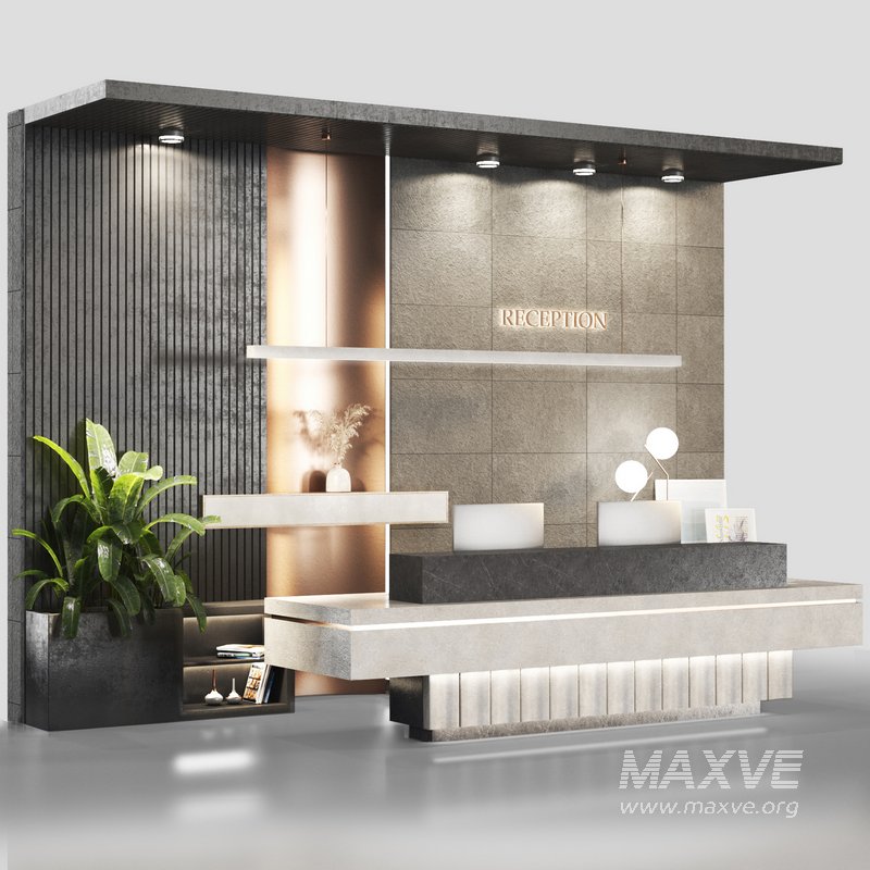 Reception lobby dark theme - Image 1