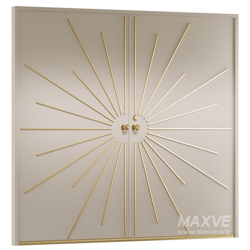 Modernist Double Entry Door - Image 3