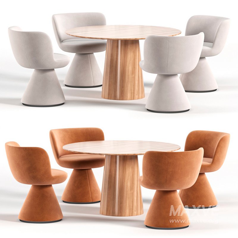 Flair chair and P.O.V. 461 table - Image 1