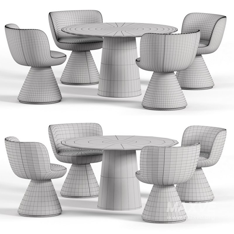 Flair chair and P.O.V. 461 table - Image 4