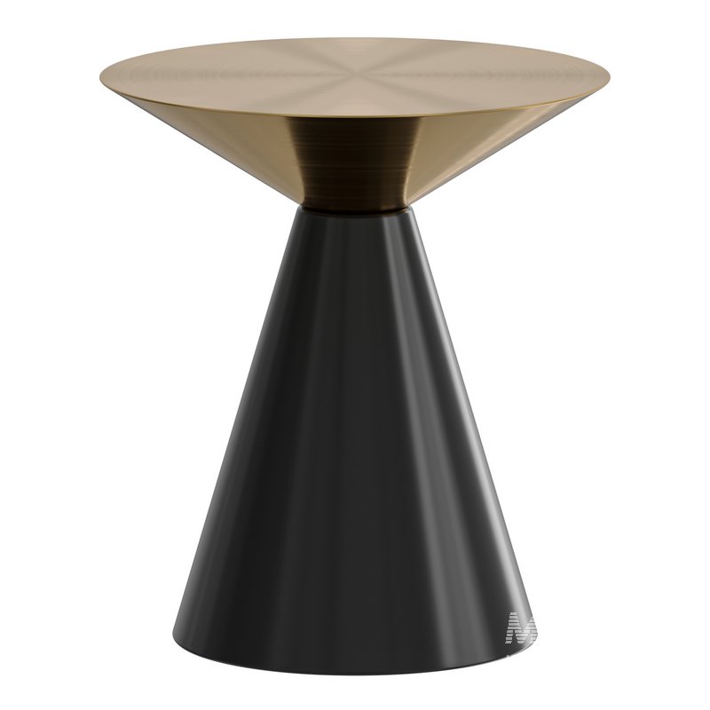 Golden_Round_Side_Table - Image 1