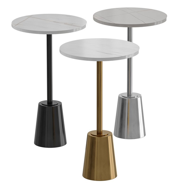 Kate and Laurel Tira Round Side Table - Image 1