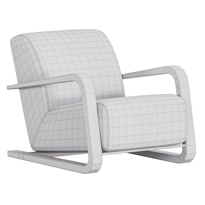 Rhimes Stonewash Print Ecru Chair - Image 4